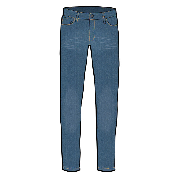 Spada Spada mens drifter jeans short leg washed blue size 28